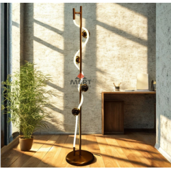 Top Metal Detaylı Led Lambader